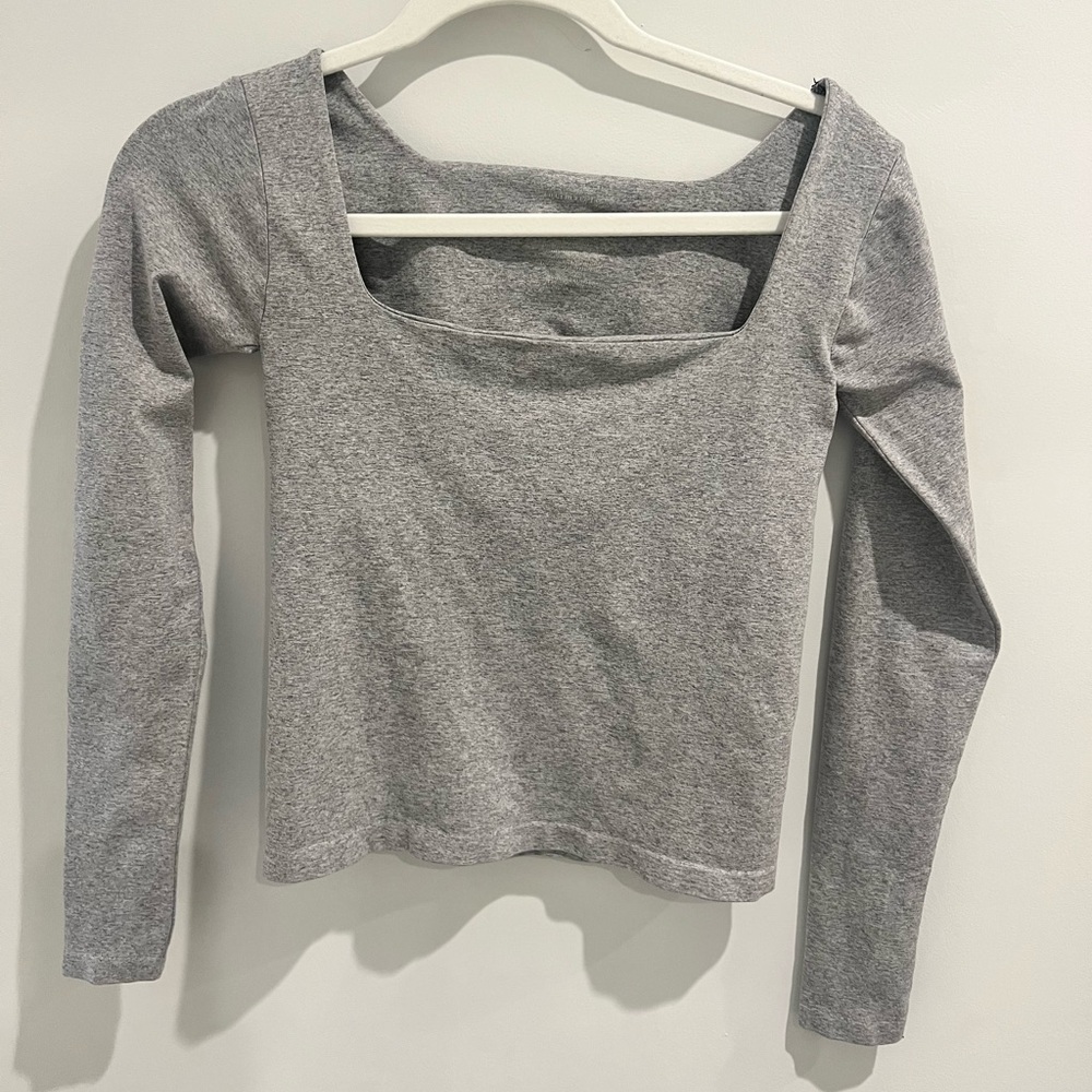 Free People Clean Lines Long Sleeve Tee